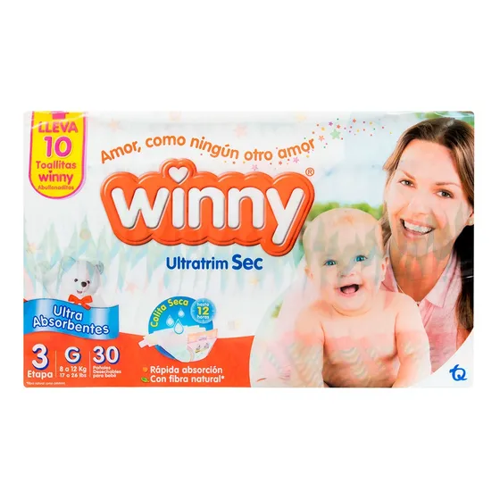 Of Panal Winny Sec Et 3 X 30 - Unidad A $1150