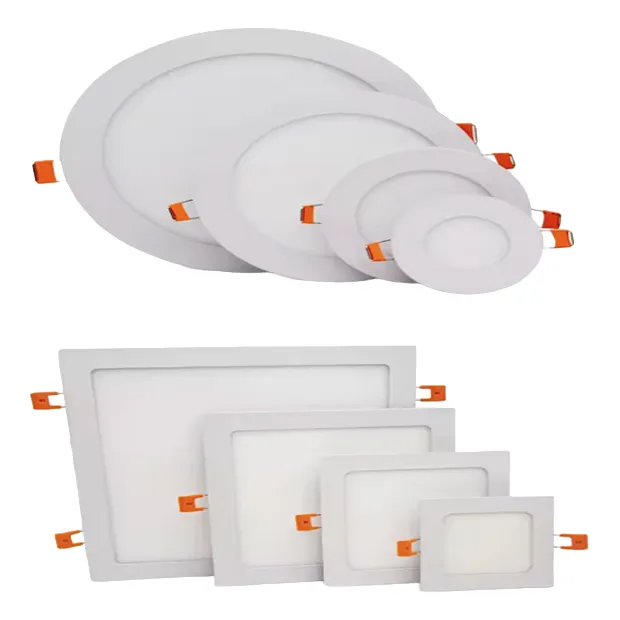 Panel Lampara Led Gypsum Empotrable 3w 6w 12w 18w 24w Garant