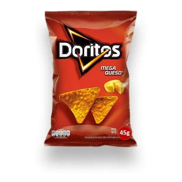 Doritos Mega Queso 45gr 2 Unds
