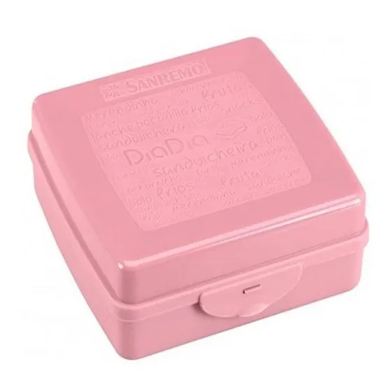 Porta Sanduíche Sanduicheira Lancheira Com Trava 585ml