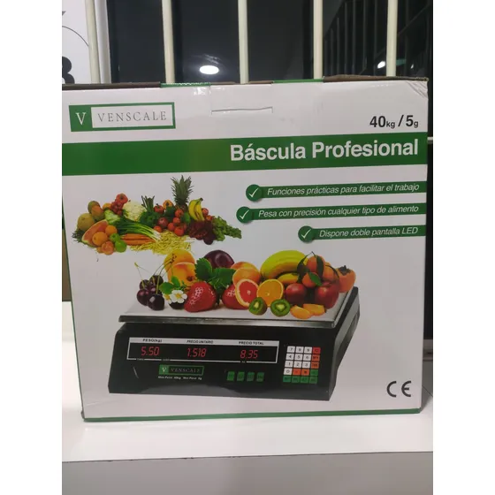 Bascula Profesional 40kg Calidad Caracas Envío Garantía 1año
