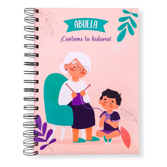 Diario Abuela Abuelo Agenda Cumple Nacimiento Baby Regalo