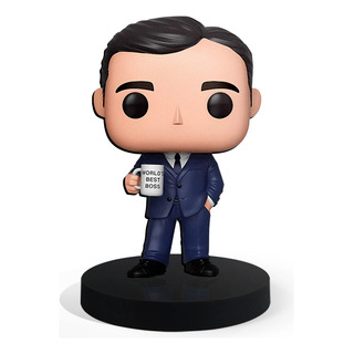 Totem Pequeno Boneco The Office - Michael Scott - 7cm + Base Totem Pequeno Boneco The Office - Michael Scott - 7cm + Base