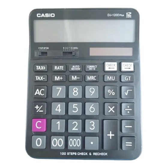 Calculadora Casio  De Escritorio Dj-120d