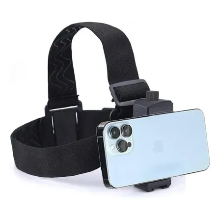 Faixa De Cabeça Suporte Celular E Camera Gopro Galaxy iPhone Color