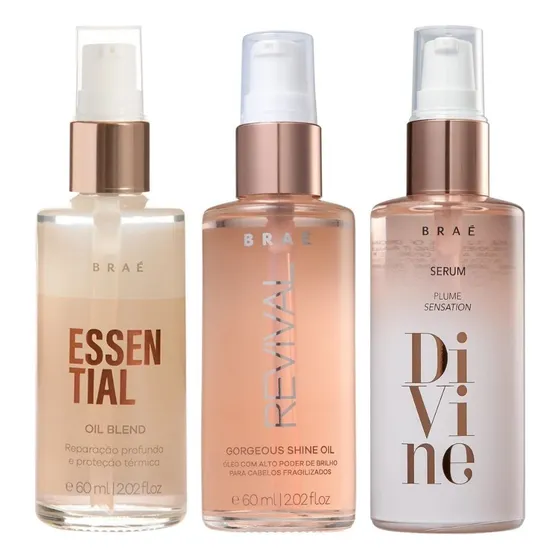 Kit Óleo Revival + Óleo Essential + Óleo Divine Plume