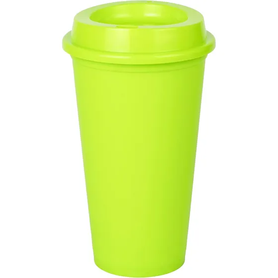 Vaso Para Café Con Tapa De Plástico 16 Oz | 100 Vasos