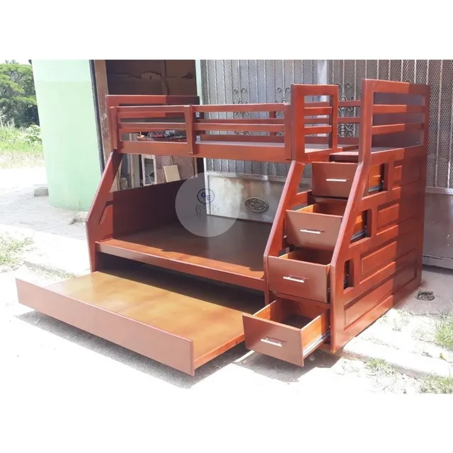 Camarote En Madera De Tres Niveles (para Tres Corchones)