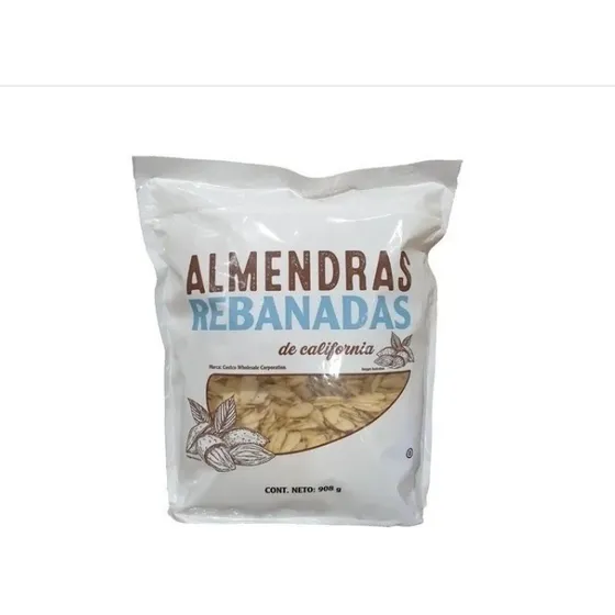 Almendra Fileteada O Rebanada Y Pasteurizada California 908g