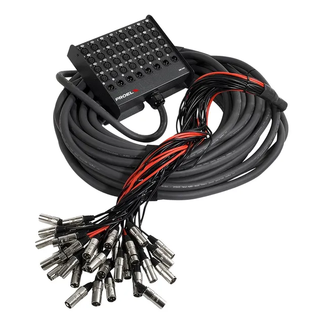 Snake Vibora 50 Mts 40 Ch Xlr 32 Entradas Proel Ebn3208lu50