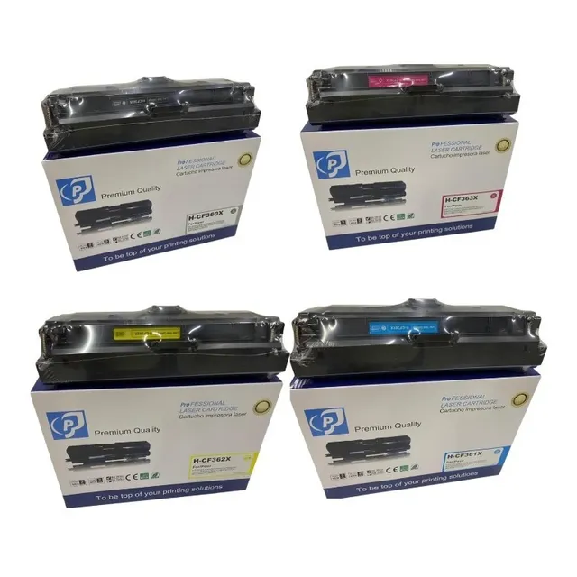 Toner Genericos Kit De 4 Pzs 508x Premium Quality H-cf360x