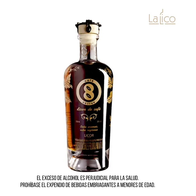 Licor De Café Ocho Regiones 750 - mL a $195