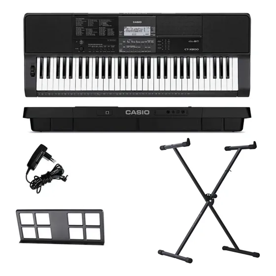 Teclado Casio Ct-x800 61 Teclas Linha Profissional + Suporte