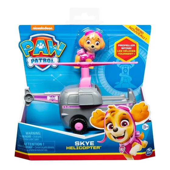 Paw Patrol Skye Figura Más Auto Patrulla Canina Original