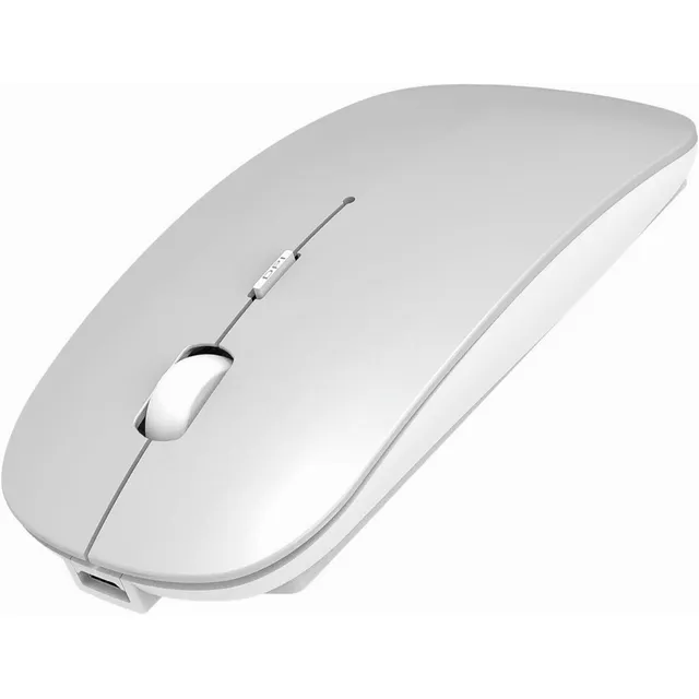 Ratón Inalámbrico Recargable Bluetooth Modo Dual Delgado 2.4