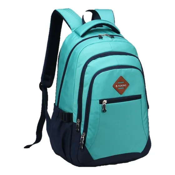 Mochila Hombre Mujer Impermeable Aoking X67407 Color agua