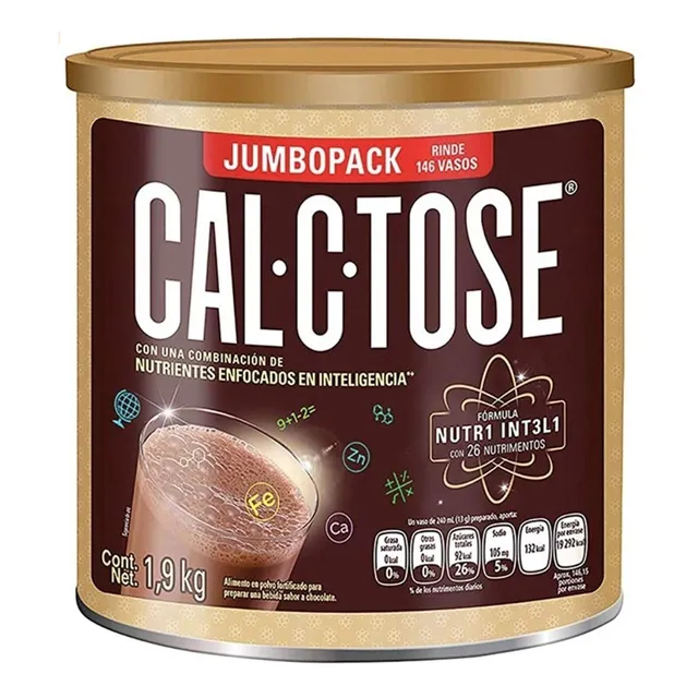 Cal-c-tose Bebida En Polvo Sabor Chocolate 1.9kg