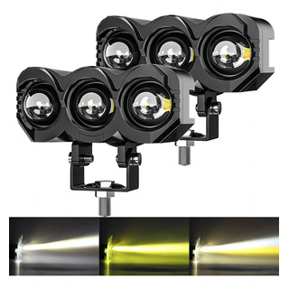 // Par Faros Auxiliares Lupa Led Focos Luz 240w Para Coche // Par Faros Auxiliares Lupa Led Focos Luz 240w Para Coche