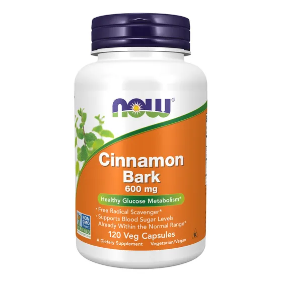 Supplements Now Foods, Corteza De Canela, 600 Mg, 120 Cápsul