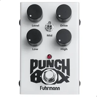 Pedal De Efeito Para Guitarra Fuhrmann Analogic Punch Box Cor Branco Pedal De Efeito Para Guitarra Fuhrmann Analogic Punch Box Cor Branco