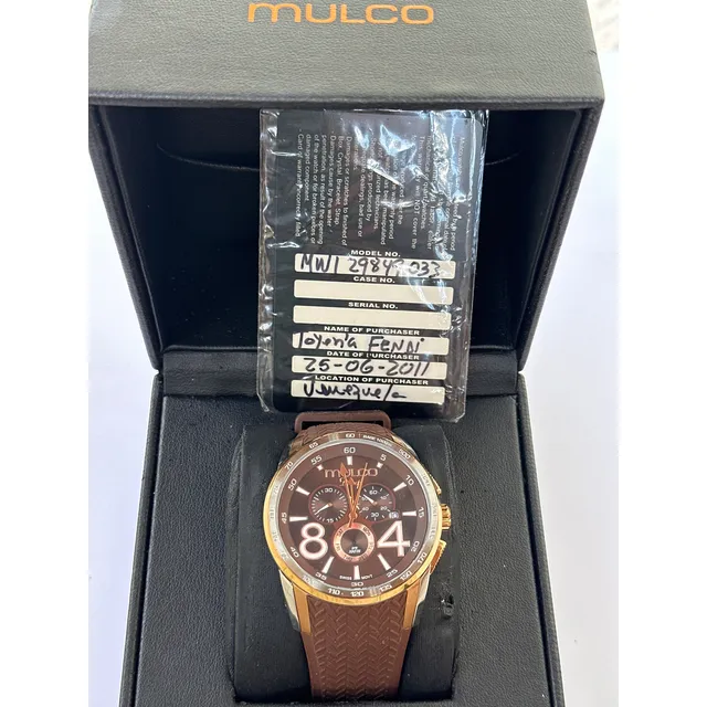 Reloj Mulco Unisex Original Marron