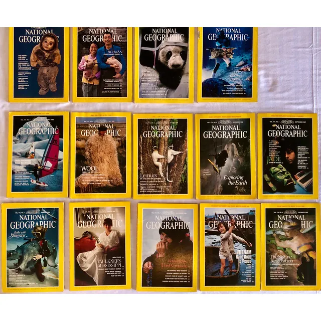Revistas National Geographic Inglés 1985-2000 - $1,5c/u