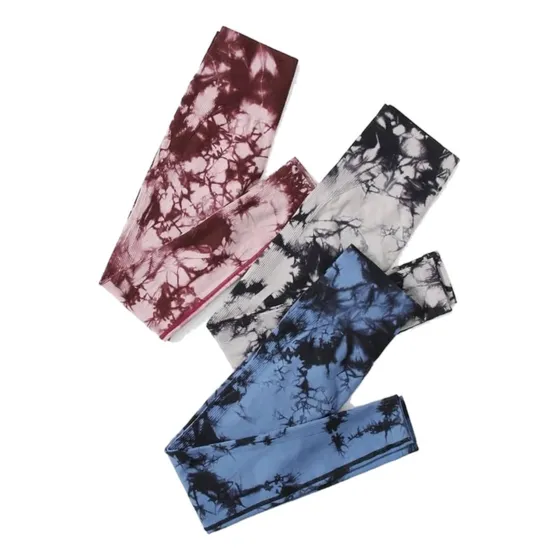 Leggings Deportivos Tie Dye Mujer Adulto Tiro Alto