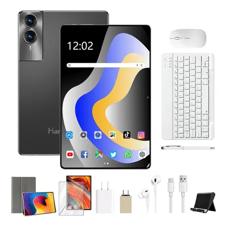 Tablet Android 15 Hancdon Tab Kit Completo Ram 16+512gb 11.6 Preto