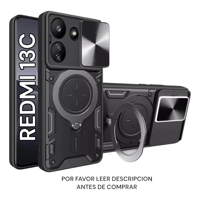 Funda P/ Xiaomi Redmi 13c 4g Camshield Pro + Film Caseme 