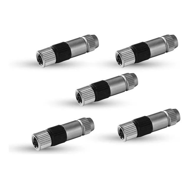 Conector Armable M8 Recto  3 Pin Hembra Contrinex Kit 5 Pz