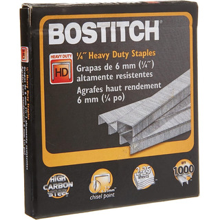 Grapas 1/4 Stanley Bostitch Caja C/1000 Uso Pesado B310hds Grapas 1/4 Stanley Bostitch Caja C/1000 Uso Pesado B310hds