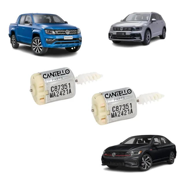 Par Motor Fechadura Trava Elétrica Tiguan Jetta Amarok Origi