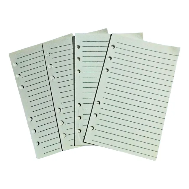 Hojas A6 Agenda Mediana Resina Epoxica 