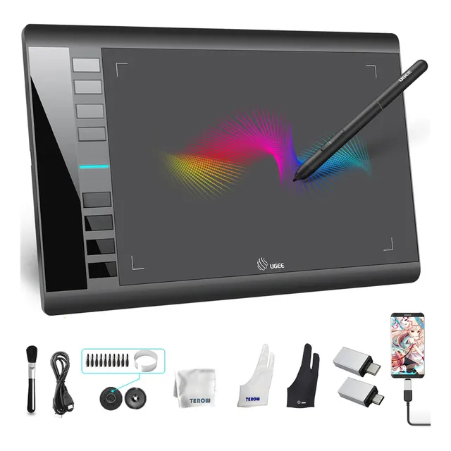 Tableta Grafica De Dibujo Ugee, Actualizacion M708 V2 10x6p.