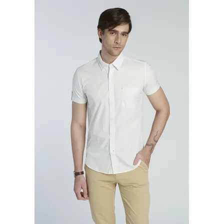 Camisa Aylesbury Blanco Ss2025 New Man