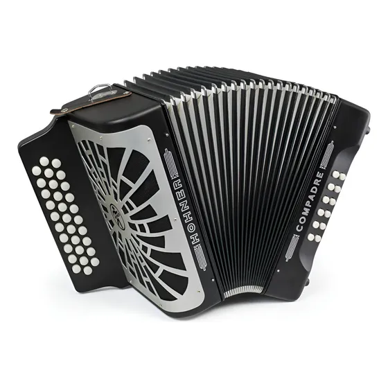 Acordeón Diatónico Hohner Compadre Negro A48221