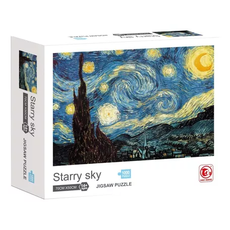 Rompecabezas Puzzle 1000 Piezas Noche Estrellada Van Gogh