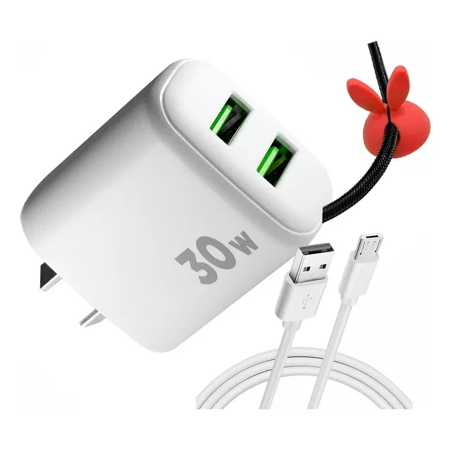 Cargador Carga Rápida Para Samsung A10 A10s A01 A03 Microusb