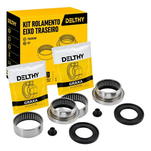 Kit Rolamento Bucha Eixo Traseiro Peugeot 206 207 - 50mm Par