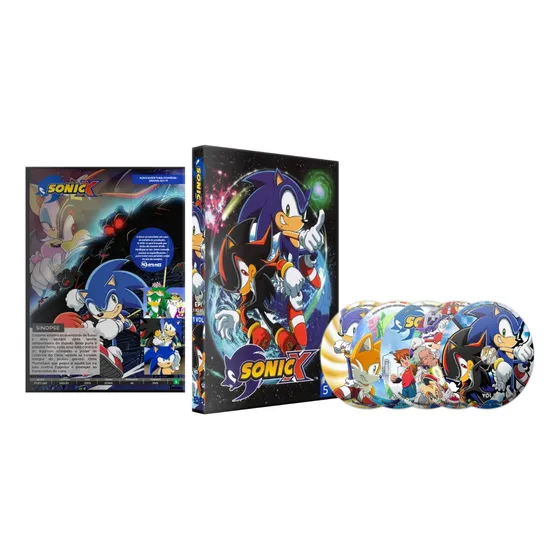 Dvd Sonic X Série Completa Dual Áudio