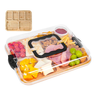 Tabla De Embutidos Con Tapa, Tabla De Quesos De Viaje De 6 C Tabla De Embutidos Con Tapa, Tabla De Quesos De Viaje De 6 C
