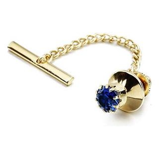 Hawson Tack De Corbata De Cristal Para Hombre Con Cadena Cli Hawson Tack De Corbata De Cristal Para Hombre Con Cadena Cli