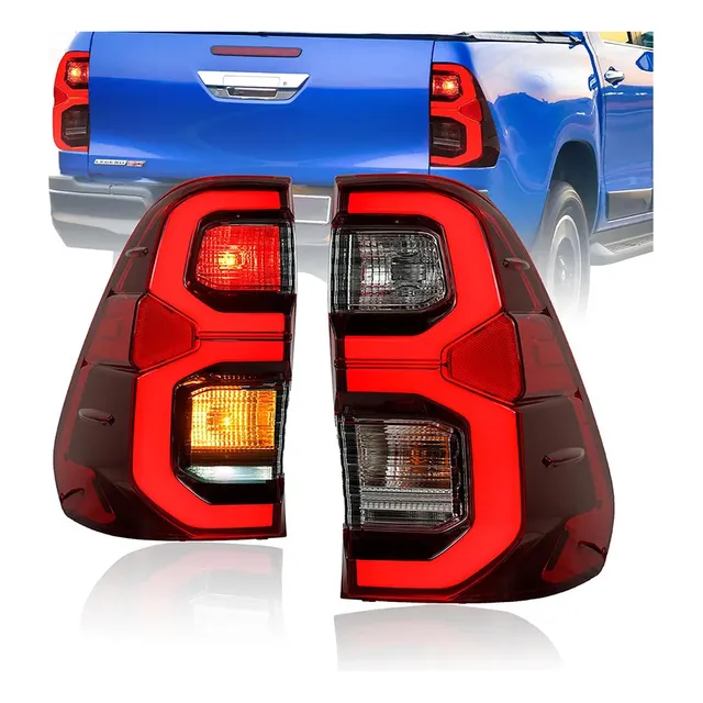 Set Faros Posteriores Led Toyota Hilux Revo/rocco 2016-2023