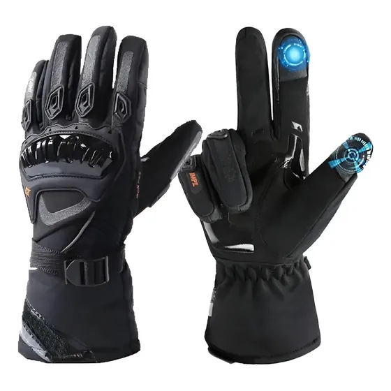 Luva Para Moto Suomy Inverno Impermeável Com Proteção Touch Screen — foto 2