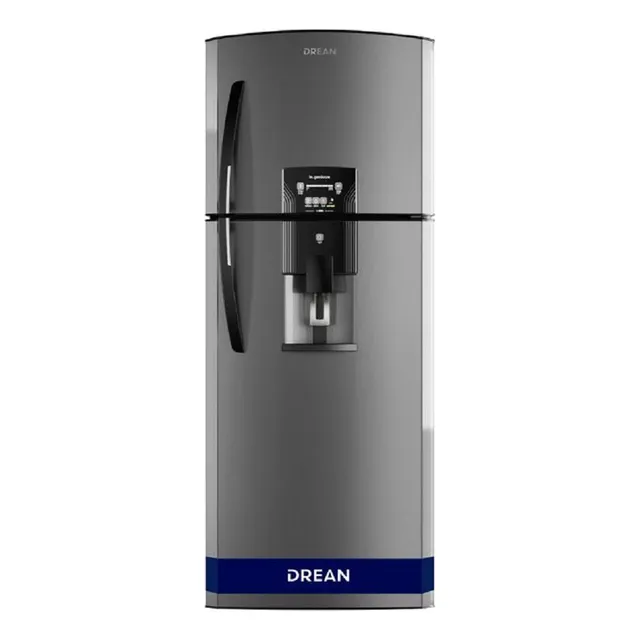 Heladera Con Freezer No Frost 400 L Steel Drean Rdp400fzrt Color Acero