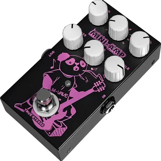 Pedal De Efeito Simulador Pré-amp M-vave Box Para Guitarra