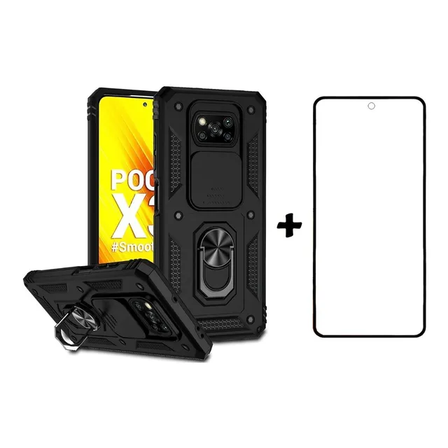 Carcasa Antishock Reforzada Para Xiaomi + Lamina Completa