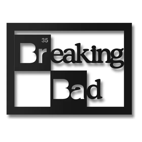 Cuadro Breaking Bad Calado Memo Estampados