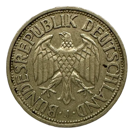 Alemania - 1 Marco - Año 1950 J - Km #110 - Aguila