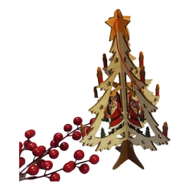 Deco Adorno En Forma De Arbolito Para Navidad